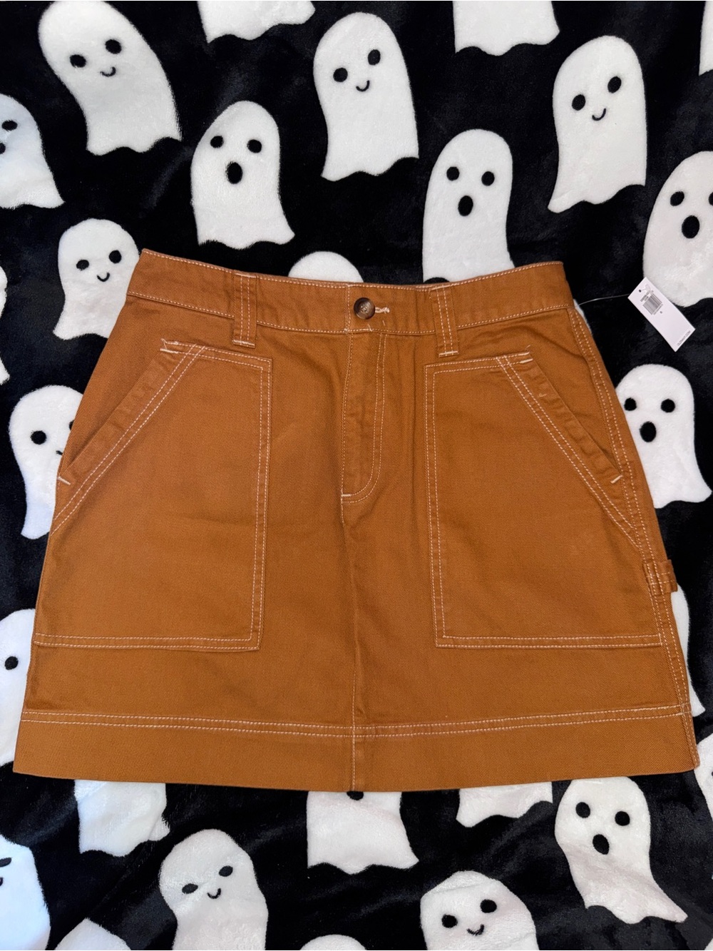 Old Navy NWT Sly Fox RustUtility Mini Skirt